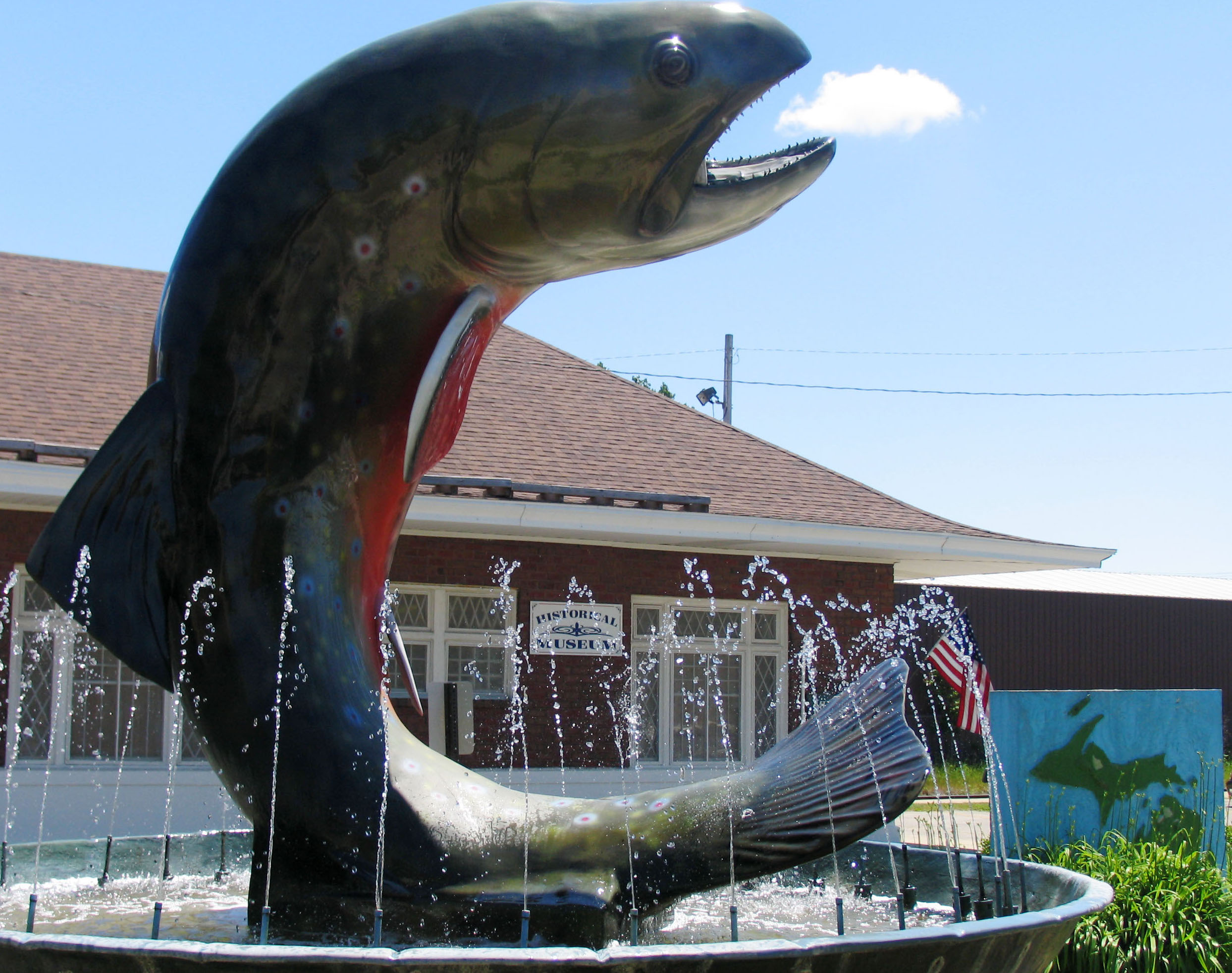 Trout Town USA Kalkaska Gets Festive with Fish Features Northern