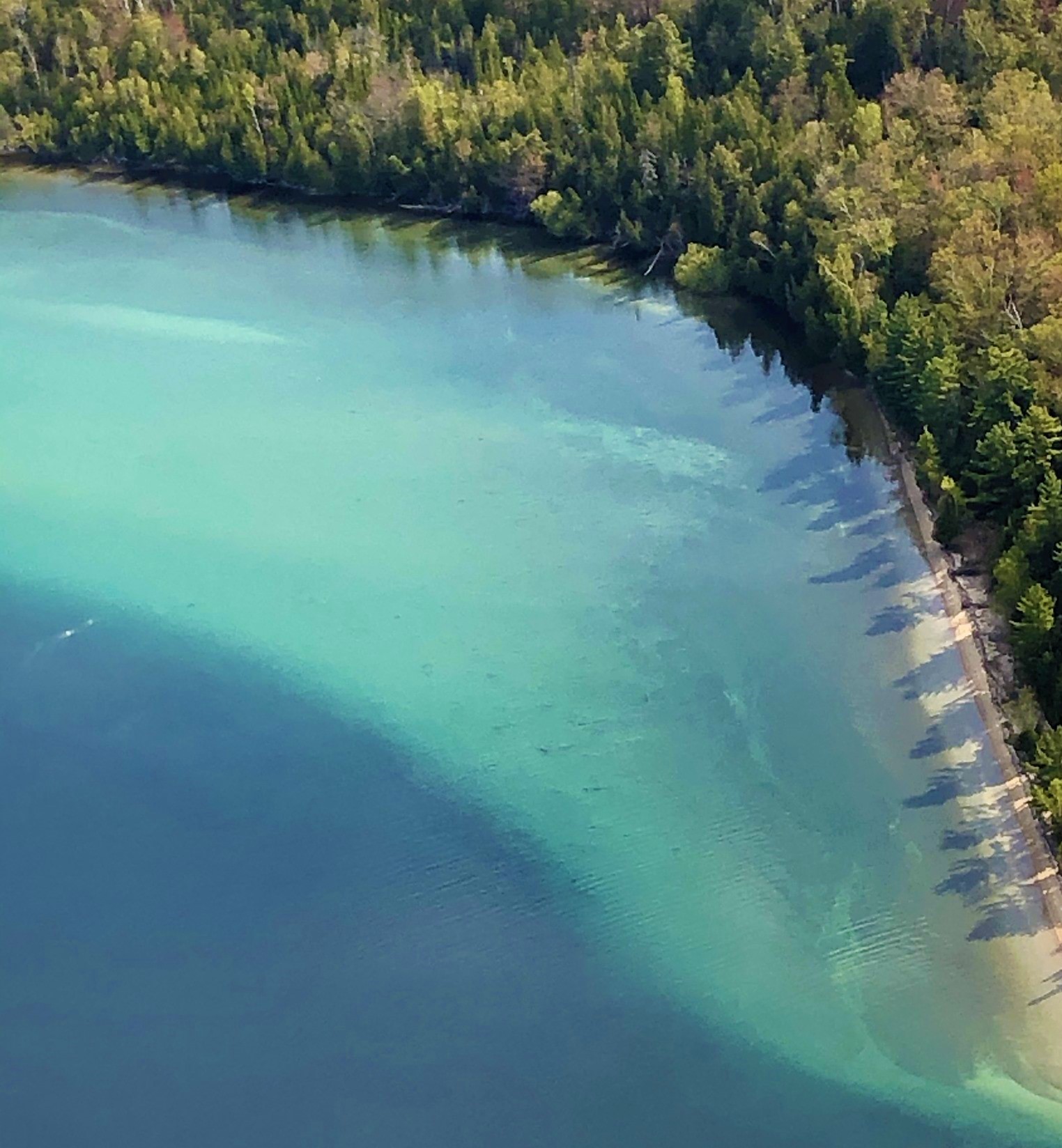A massive inland lake (the biggest in Michigan, by water volume), Torch Lak...