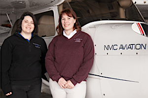 Image of Success story photo nmc pilots hannah beard and jessi martin