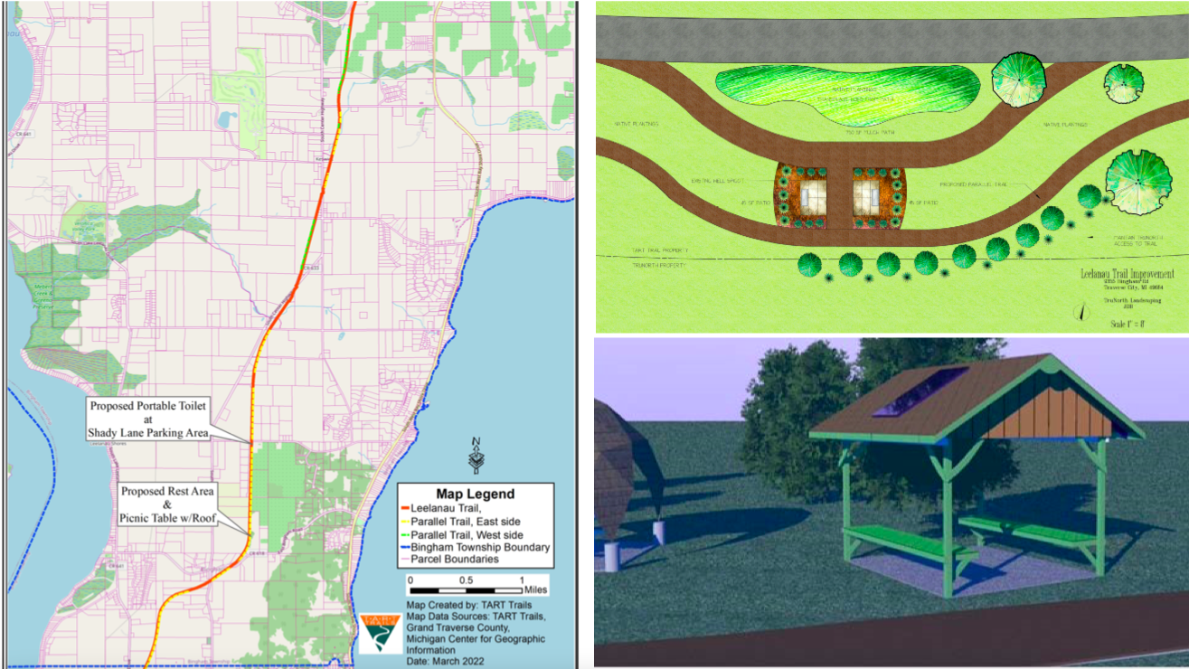 Bingham County Parcel Map Tart Trails Seeks Bingham Township Approval For Leelanau Trail Enhancements The Ticker